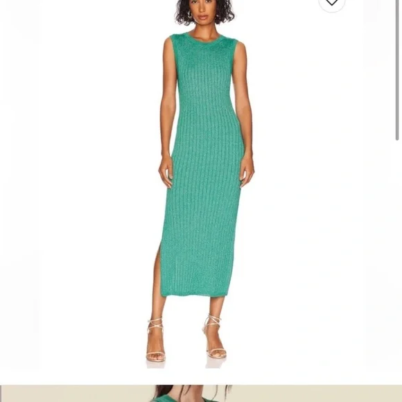 Spell Mercury Knit Maxi Dress, Emerald, Size Medium - Picture 5 of 15